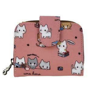 Waterproof Cat Snap Fold Short Wallet Coin Purse